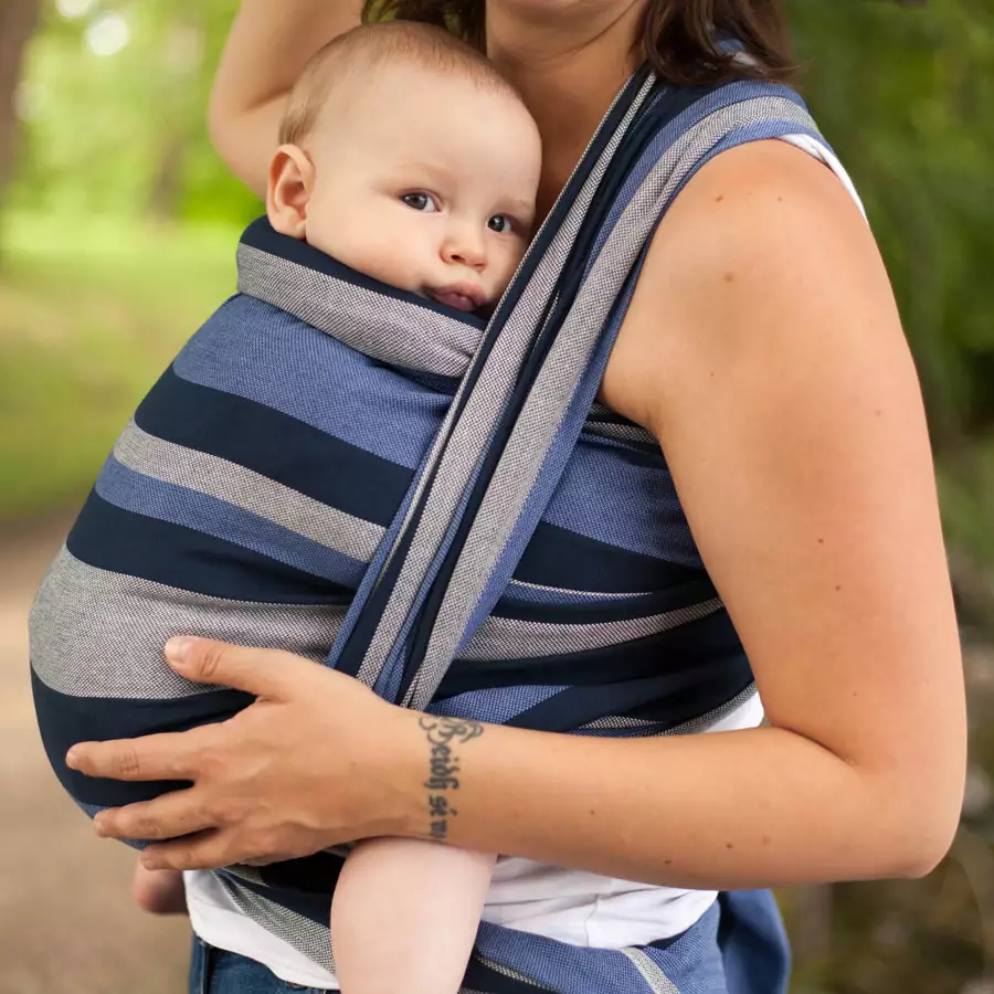 Hoppediz Babytragetuch Gewebtes Tragetuch Montreal