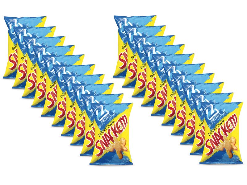 Zweifel Snacketti Dancer Cream 20 x 27 g Knuspriger Snack mit Kartoffeln und Rahmgeschmack