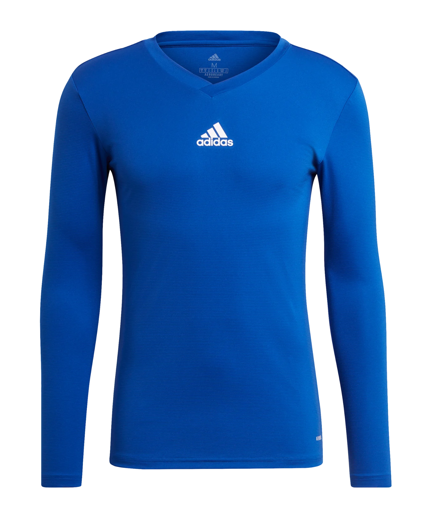 adidas Team Base Top langarm Blau Weiss