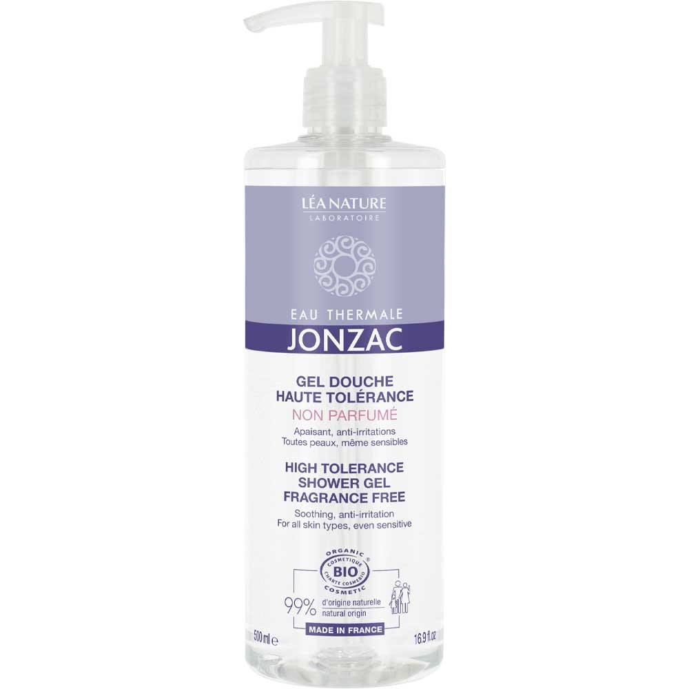 Gel douche haute tolérance bio - Non parfumé - Corps - 500 ml