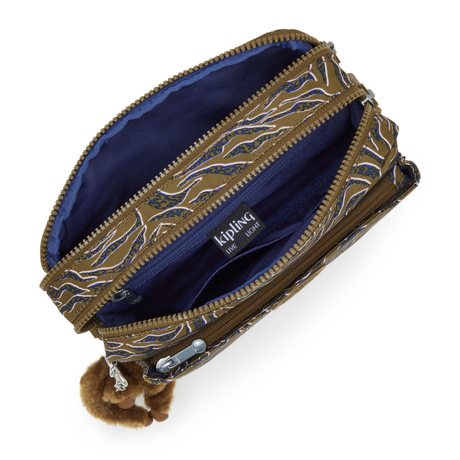 ABANU M Sac à Bandoulière de Taille Moyenne avec Sangle Réglable - Undersea Leaves