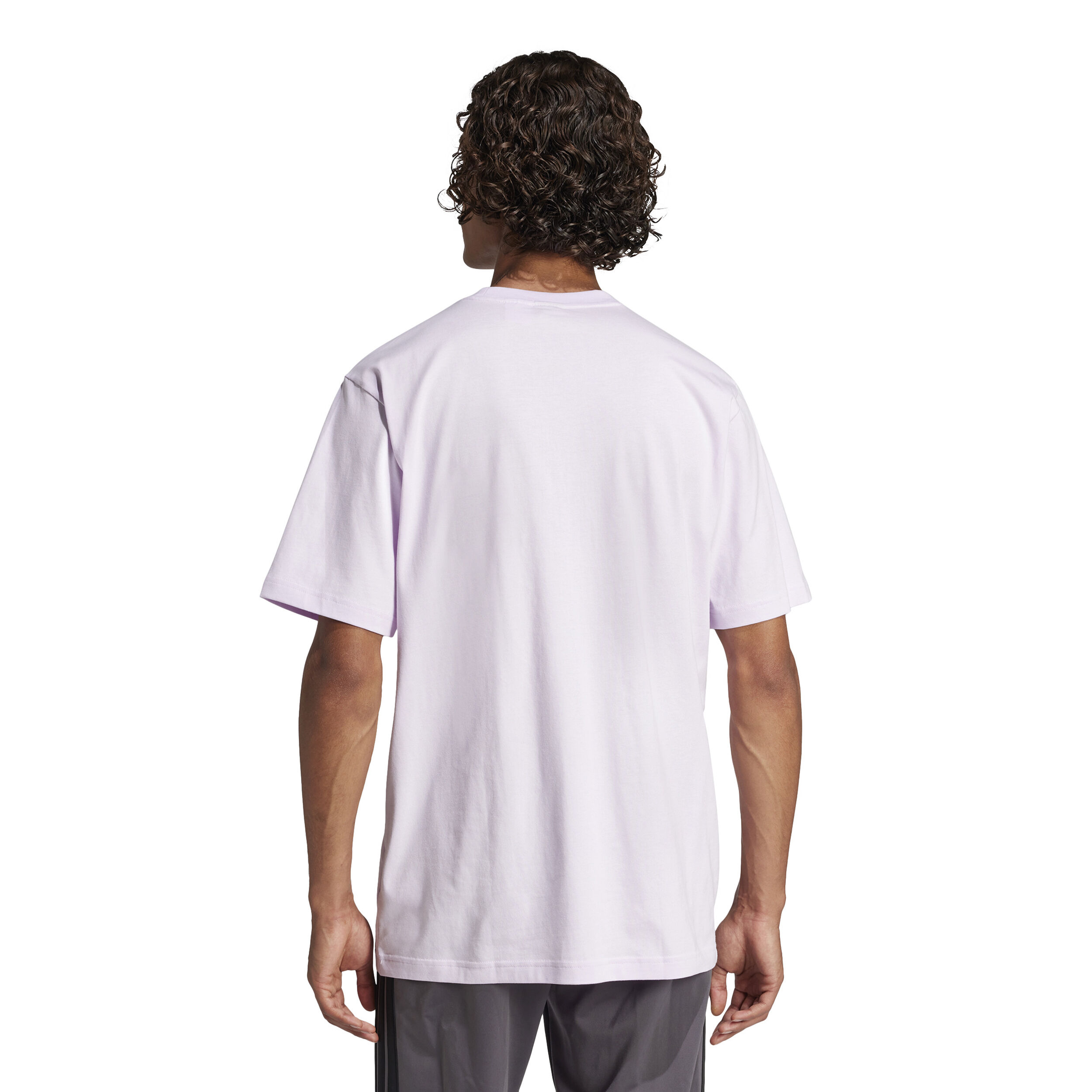 adidas Linear Single Jersey T-shirt Hommes - Lilas