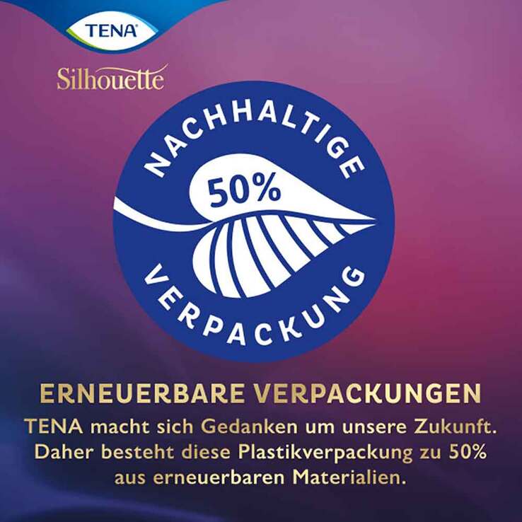 TENA® Silhouette NOIR Mini Einlagen bei Inkontinenz, 18 St