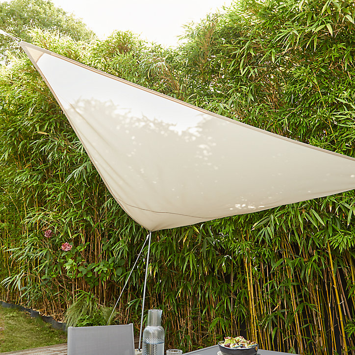 Voile d'ombrage triangle GoodHome peyote 300 cm