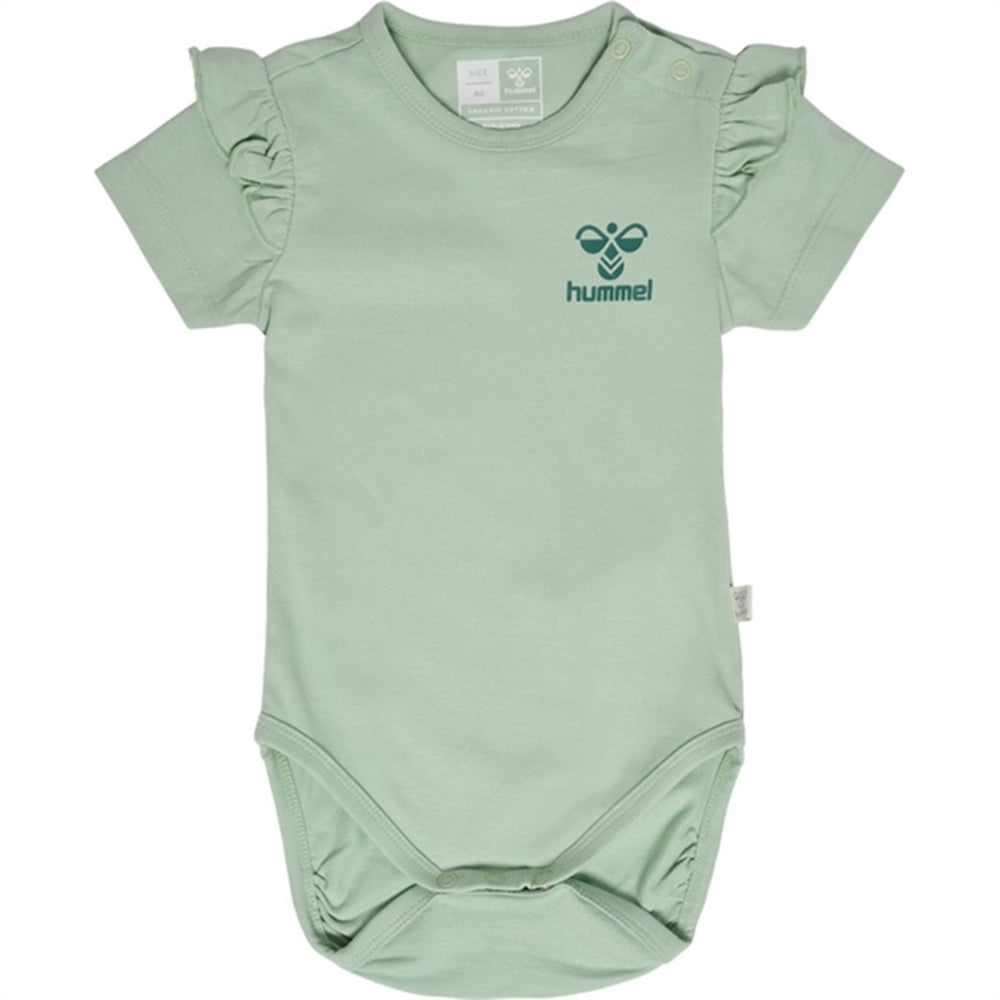 Silt Green Talya Ruffle Body S/S - Hummel