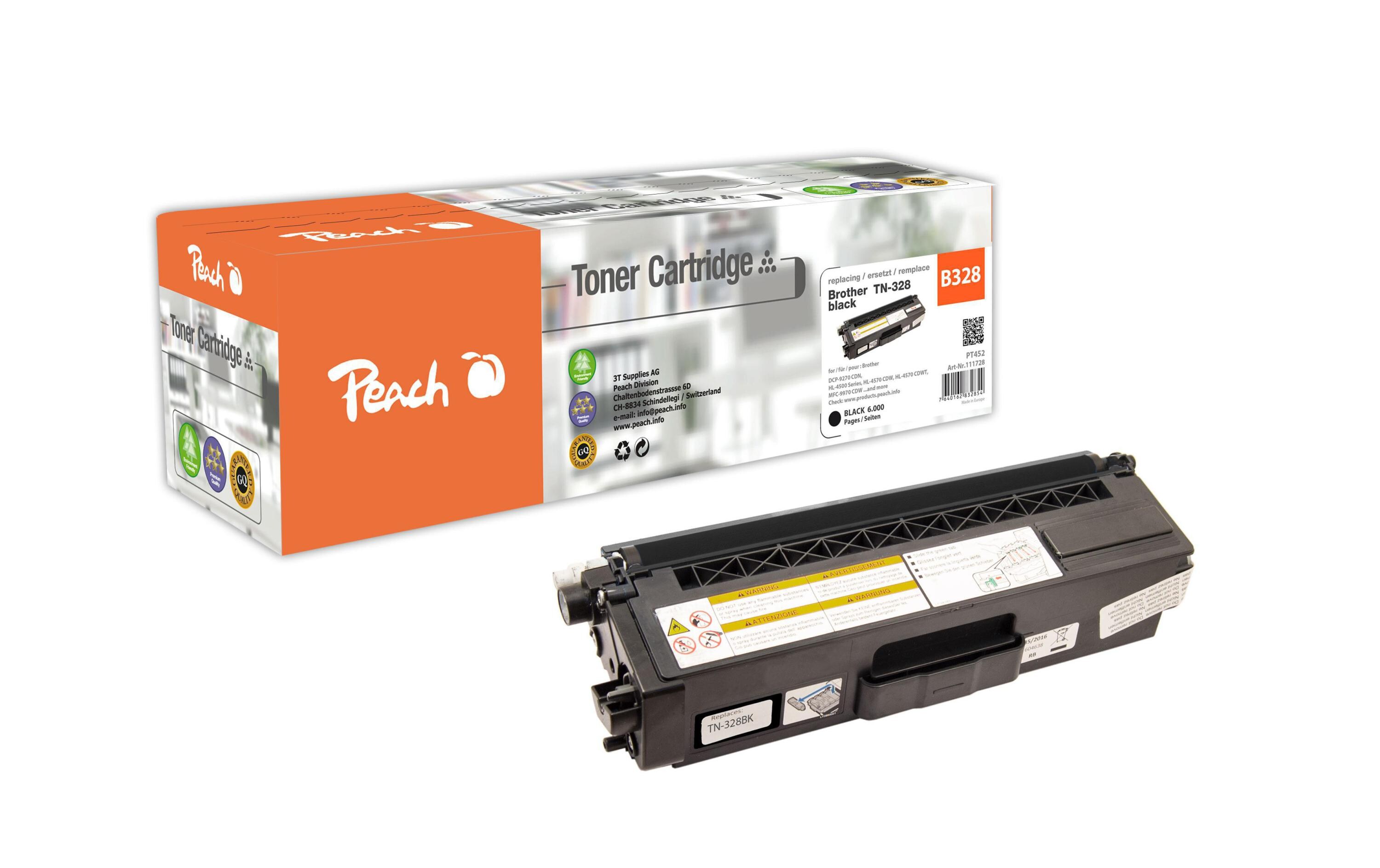 Toner Brother TN-328BK BlackToner, Schwarz