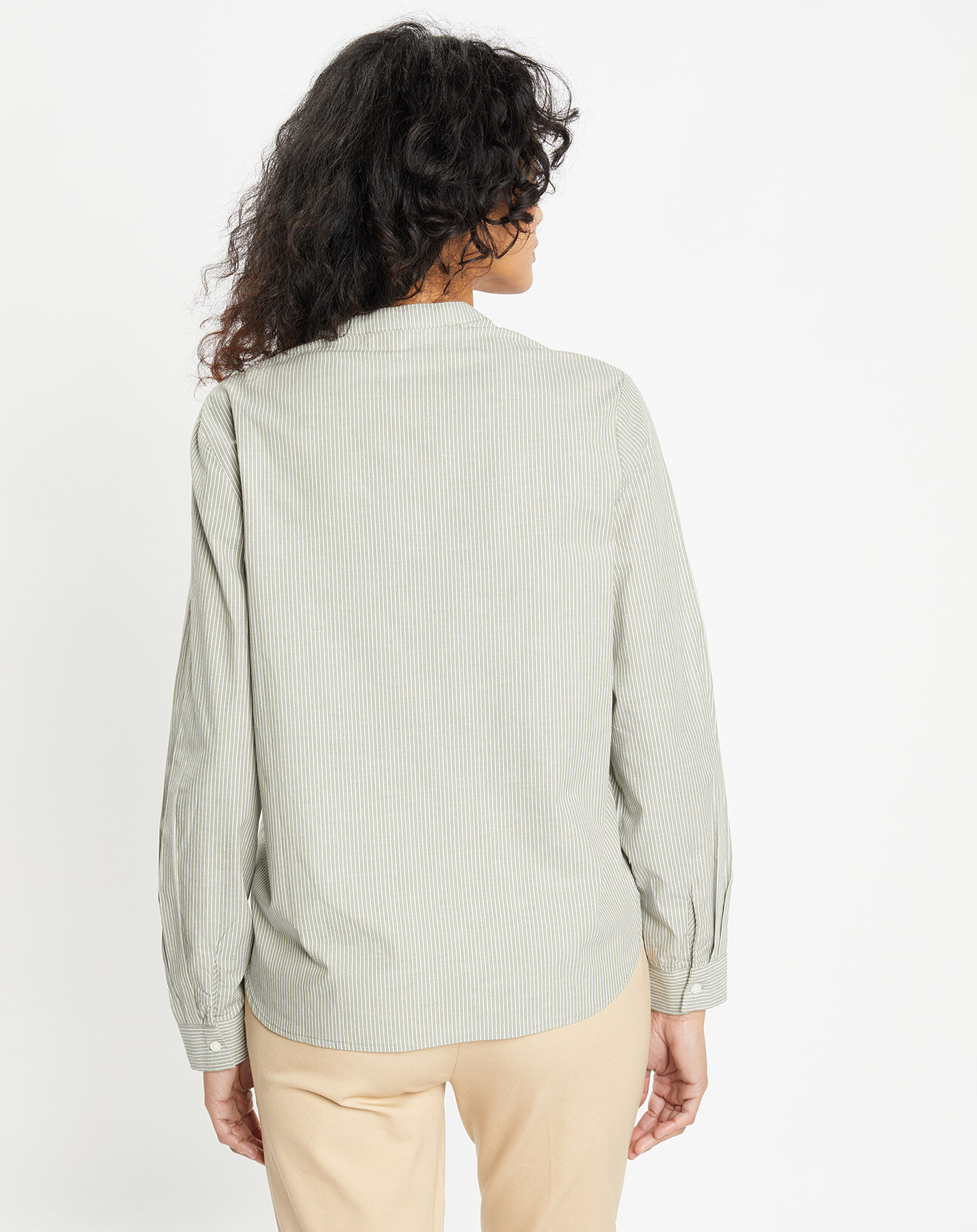 Jodhpur Chemise Bis rayée kaki