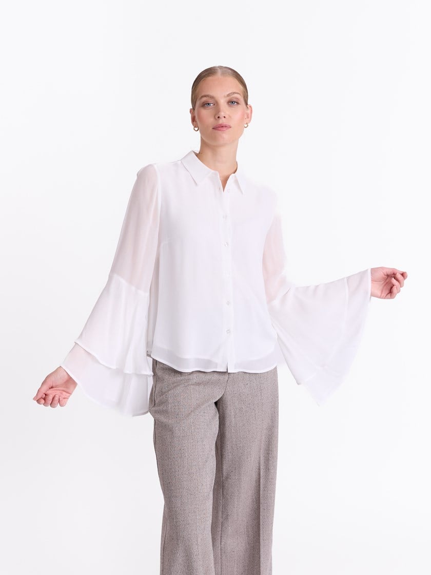 Rouen bluse Bright White