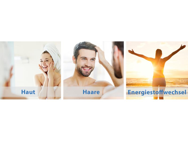 Vitamaze Biotin 180 Tabletten Vegane Nahrungsergänzung für Haut und Haare