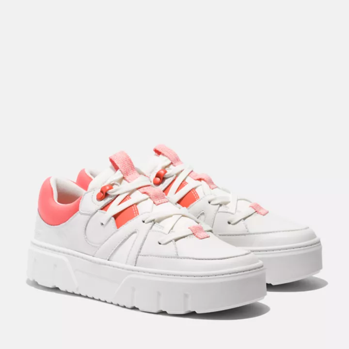 Basket basse à lacets Laurel Court pour femme en blanc