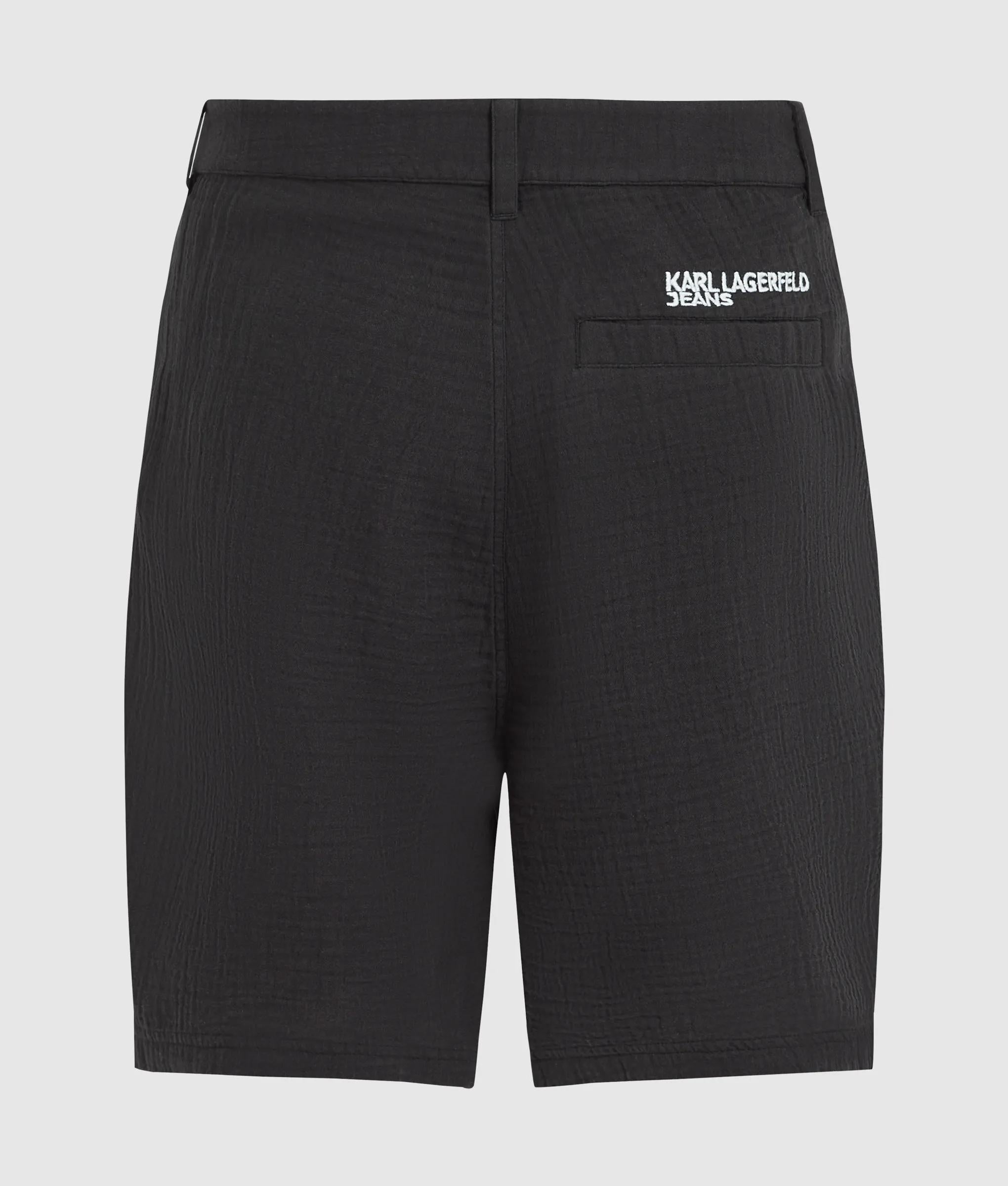 Gekreukte korte broek