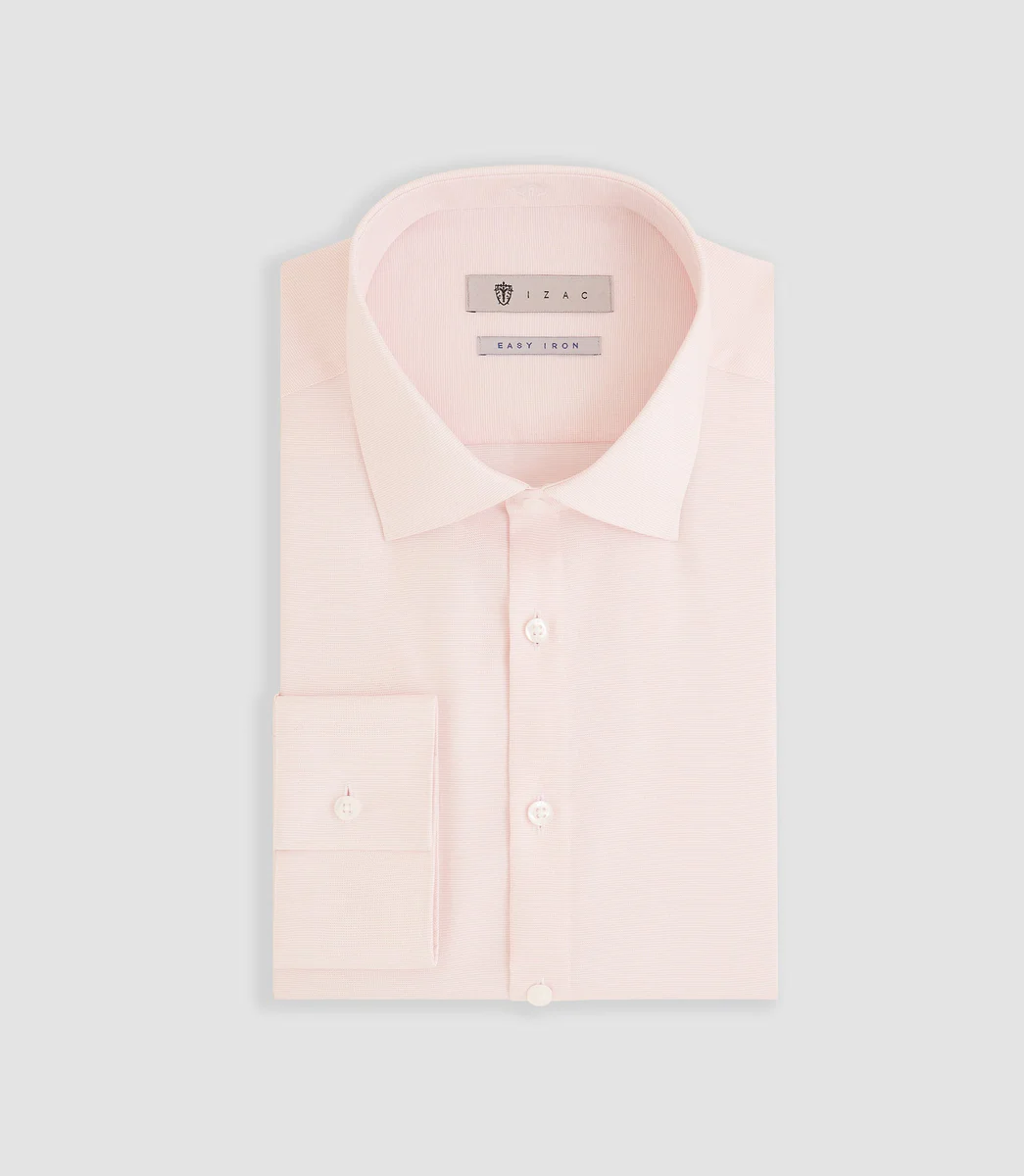Chemise repassage facile rose 
