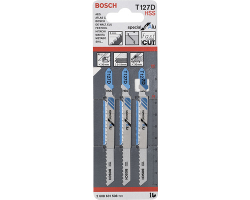 Decoupeerzaagblad Bosch T 127 D, 3-pack