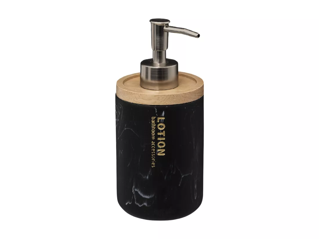 Distributeur de savon à effet marbre