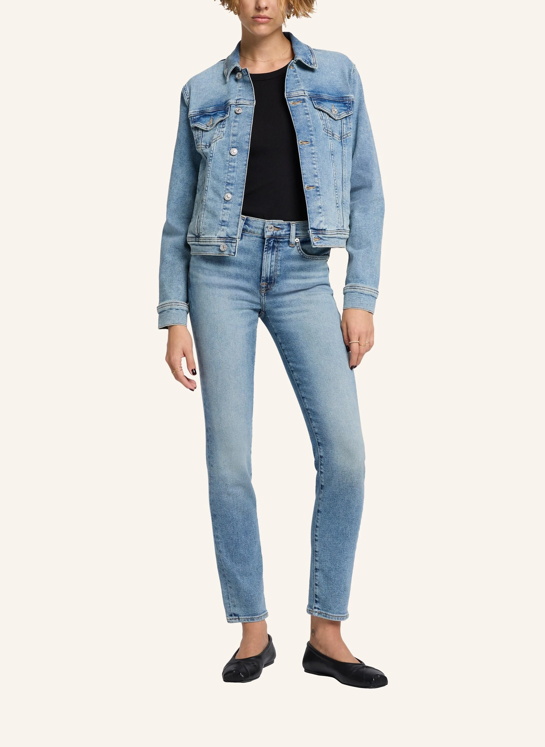 7 for all mankind CLASSIC TRUCKER Jeansjacke