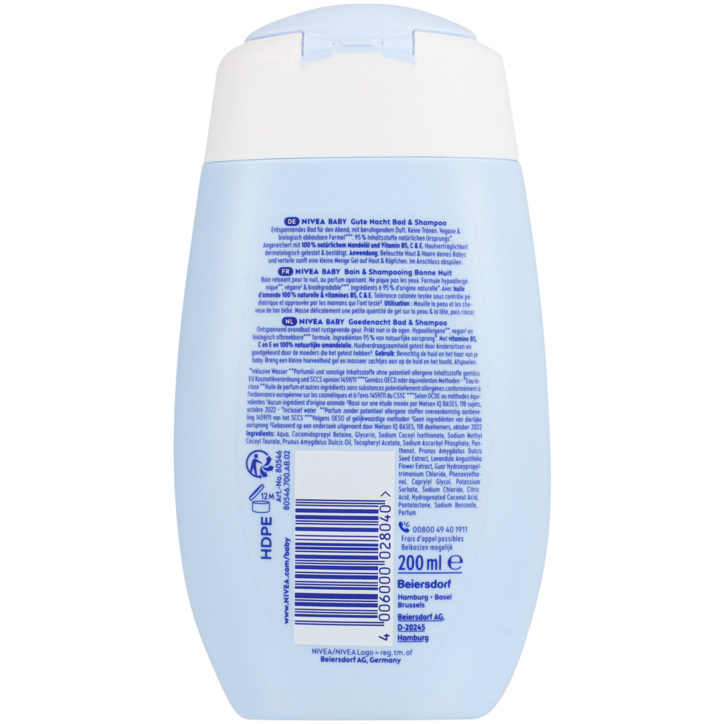 Nivea Gute Nacht Bad & Shampoo