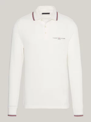 Polo Slim de Manga Comprida com Detalhe Exclusivo