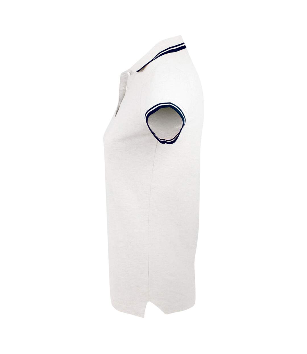 SOLS - Polo manches courtes PASADENA - Femme (Blanc/bleu marine) - UTPC2432