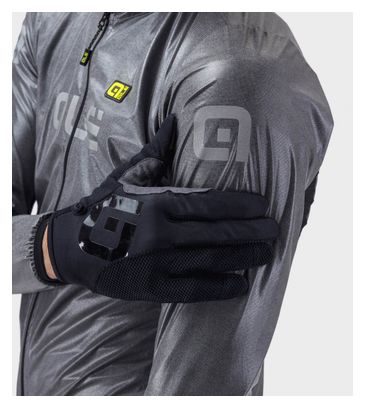 Veste Manches Longues Alé Guscio Noir Réflechissant