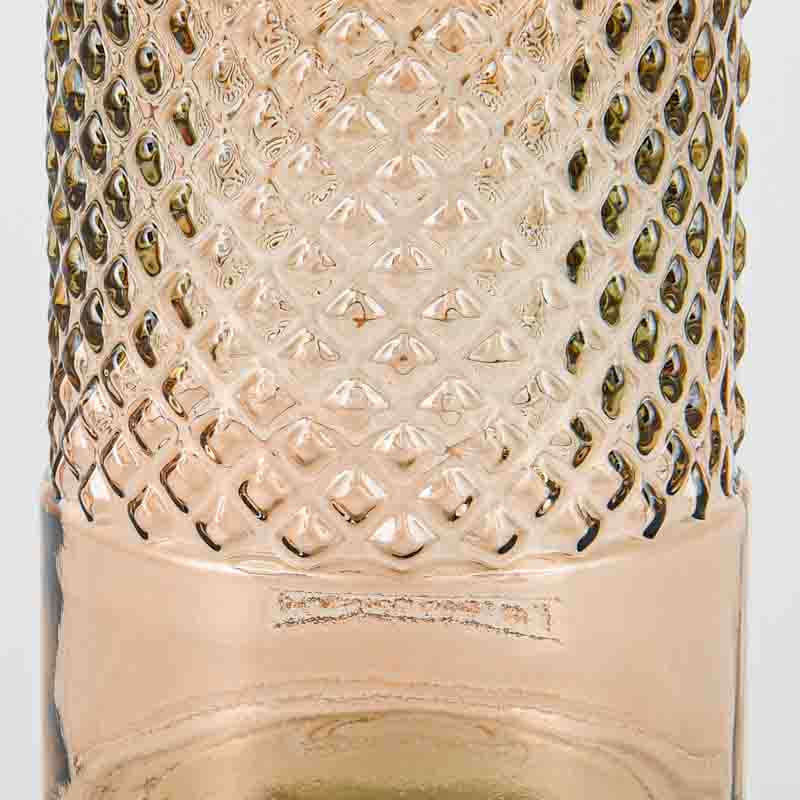 Vase 'Diamond' marron