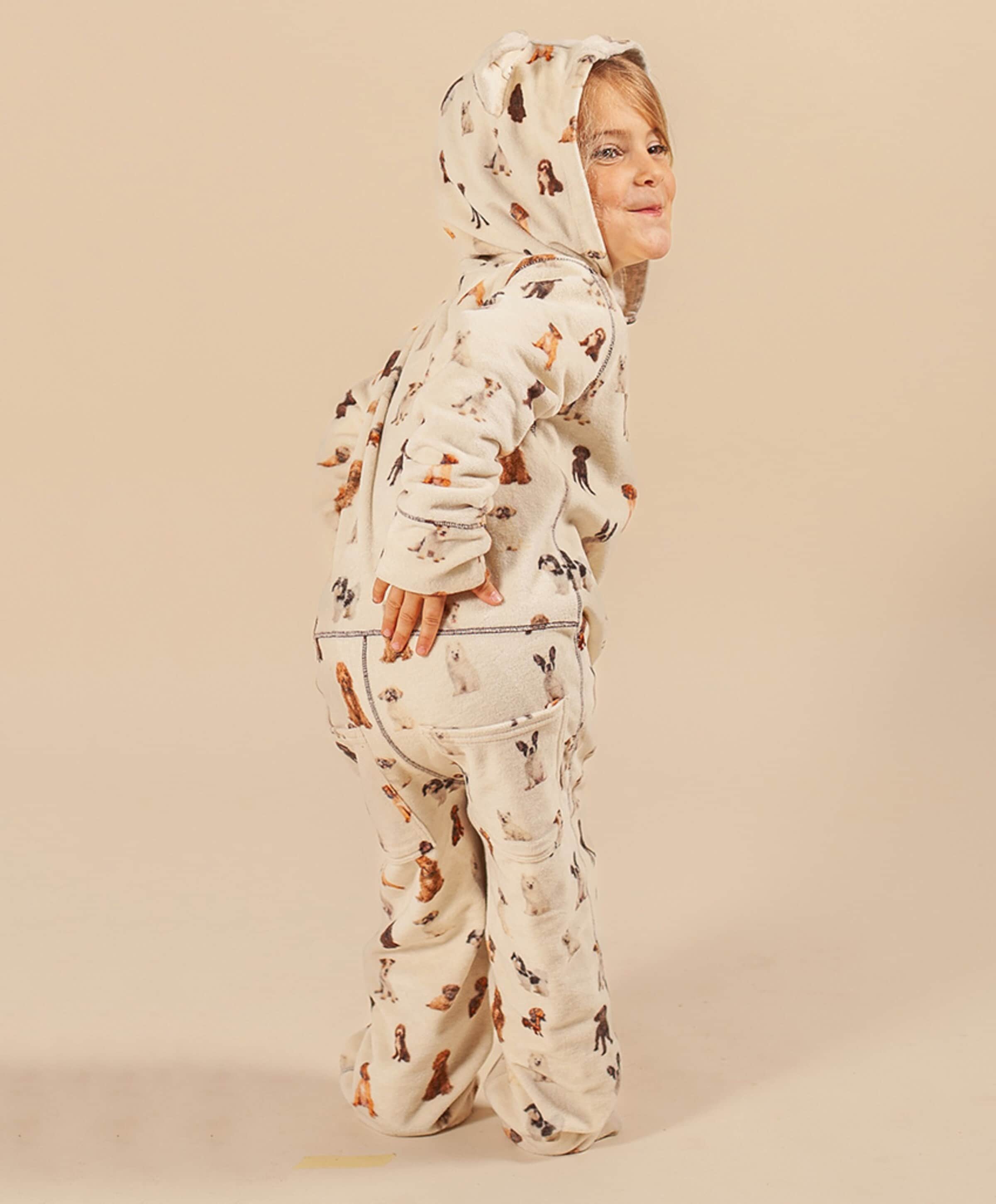 Claesens Uniseks pyjamaset  ecru