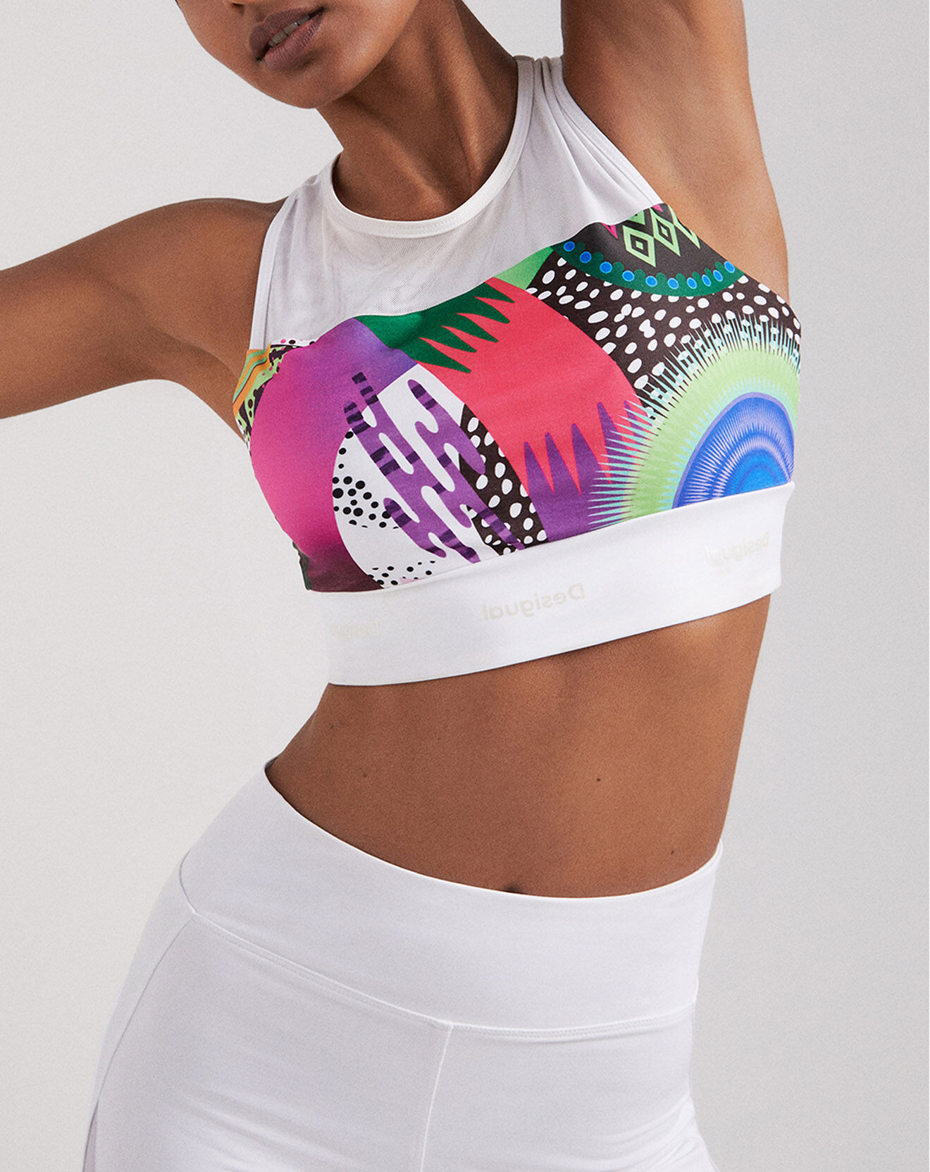 Desigual Top Mahaut blanc