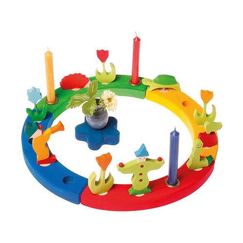 Grimm's decoratie figuur - clown met trompet