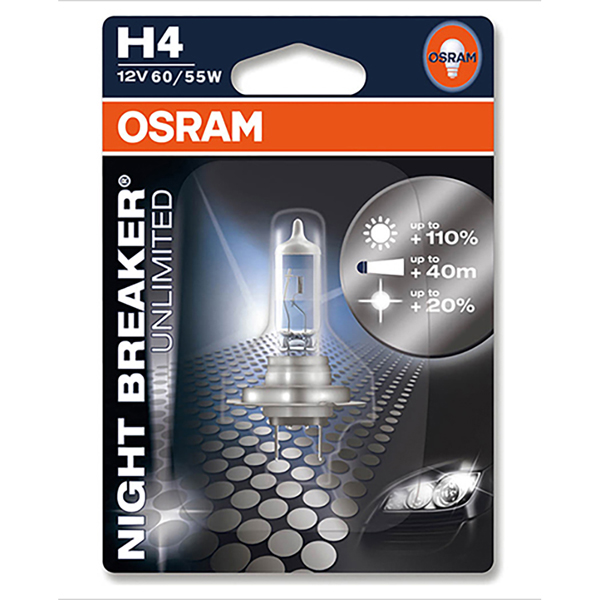 Osram - Ampoule H4 Night Breaker