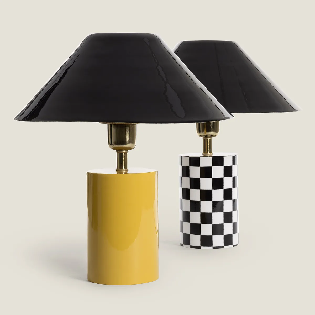 Ledkia Lampe à Poser Brijesh Jaune
