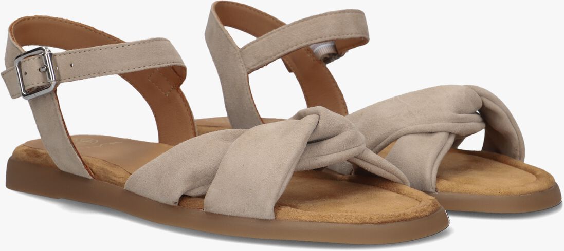beige unisa platte sandalen cambel