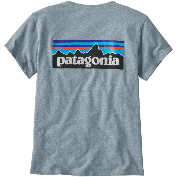 T-shirt PATAGONIA W'S P-6 LOGO RESPONSIBILI-TEE THERMAL BLUE