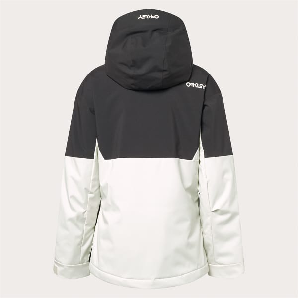 Veste de ski OAKLEY TNP TBT INSULATED ANORAK W ARCTIC WHITE/BLACKOUT