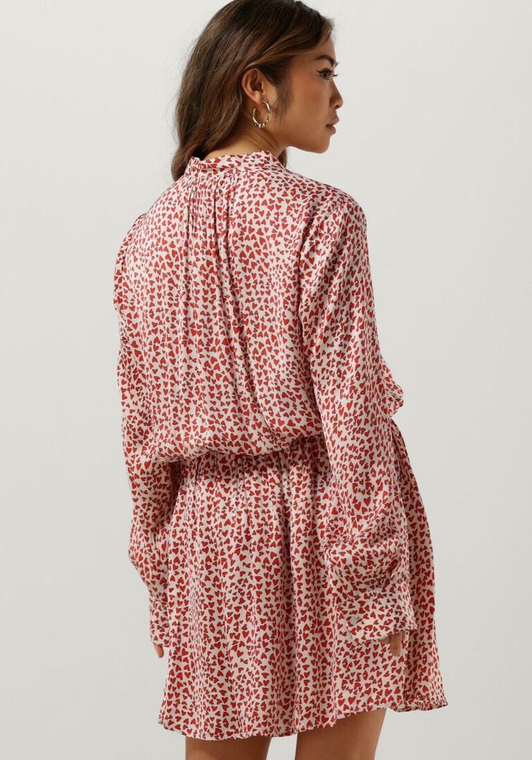 EST\\'SEVEN rode est'seven mini jurk est&rsquo;journee dress bambu