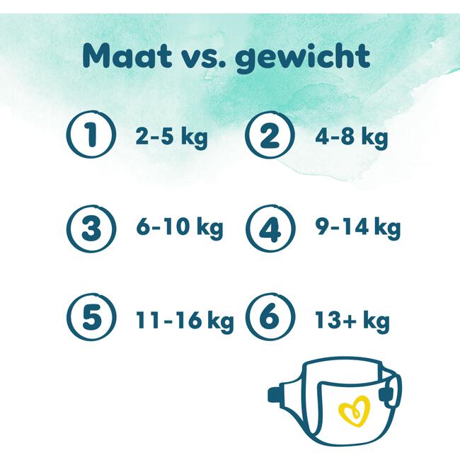 Pampers Harmonie Trio Pack Luiers Maat 3 6-10 KG 126 stuks