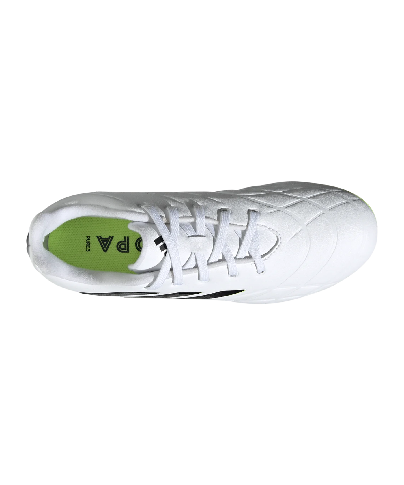 adidas COPA Pure.3 FG Crazyrush Kids Weiss Schwarz Gelb