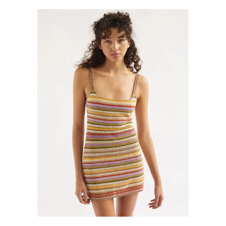 She Made Me Robe Rahi Mini Crochet | Taupe