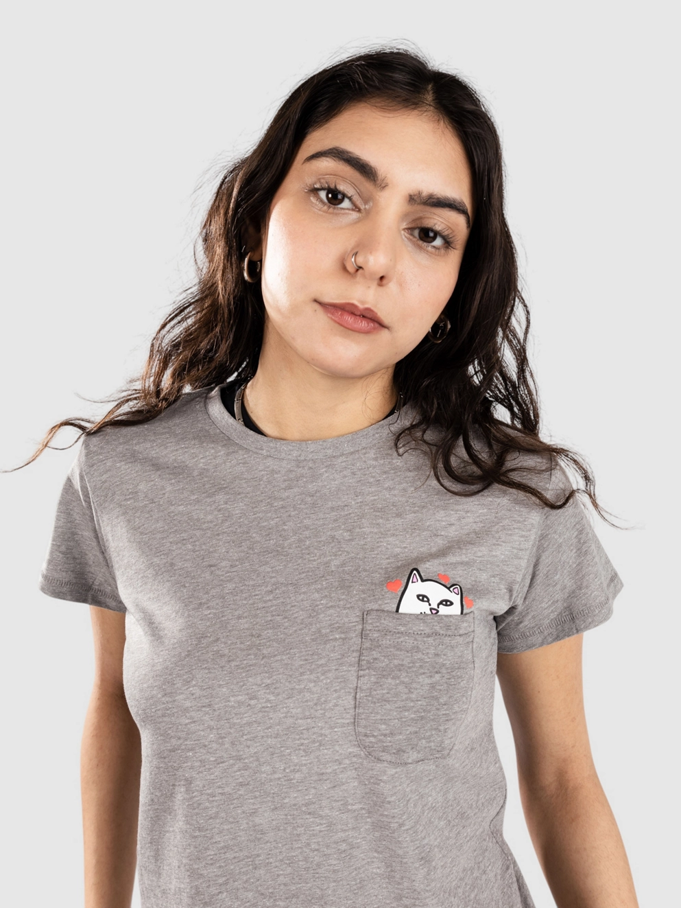 RIPNDIP Nerm Loves T-Shirt ash heather