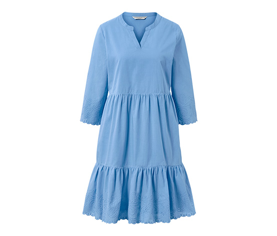 Webkleid mit Stickerei