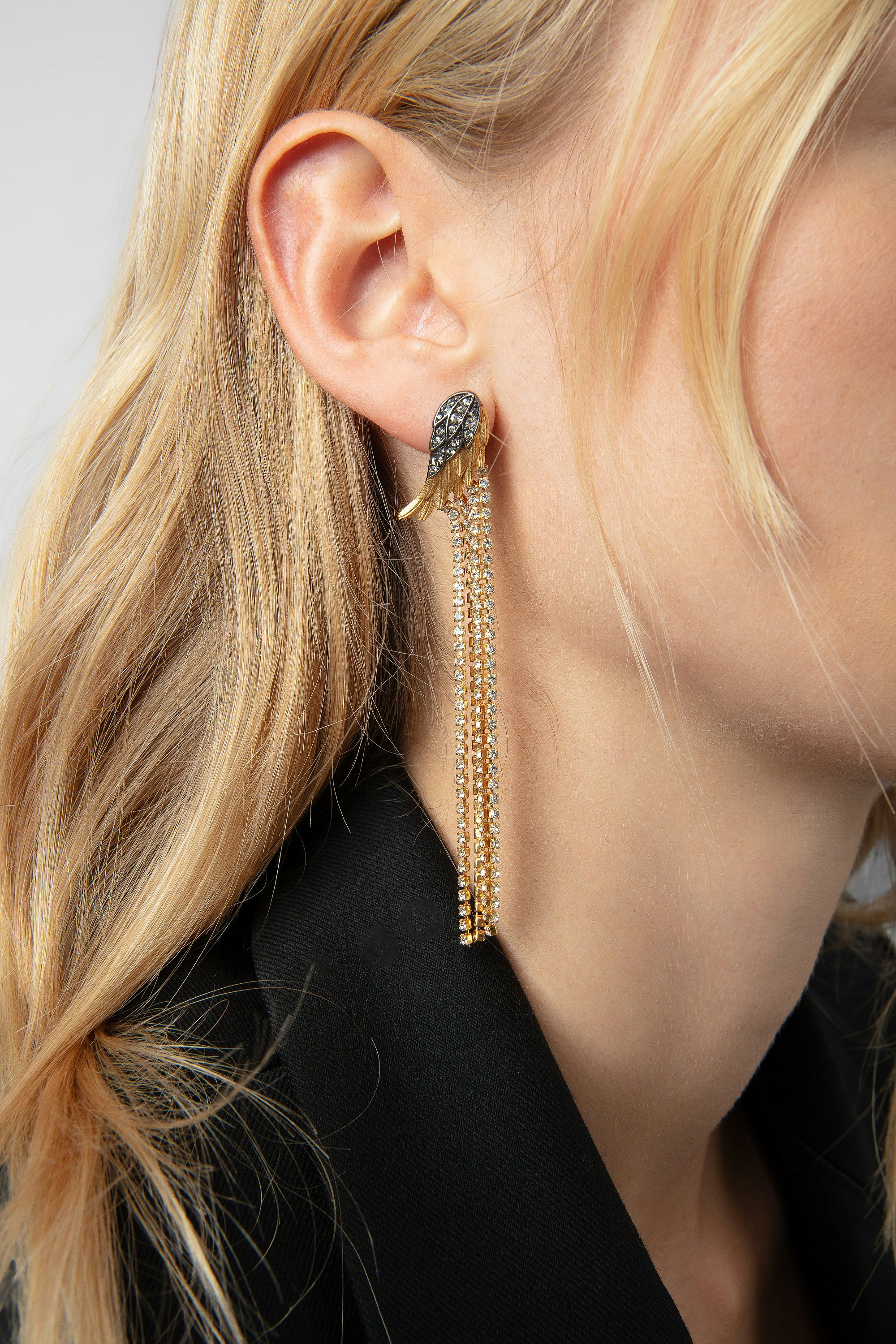 Boucles D'oreilles Rock Feather