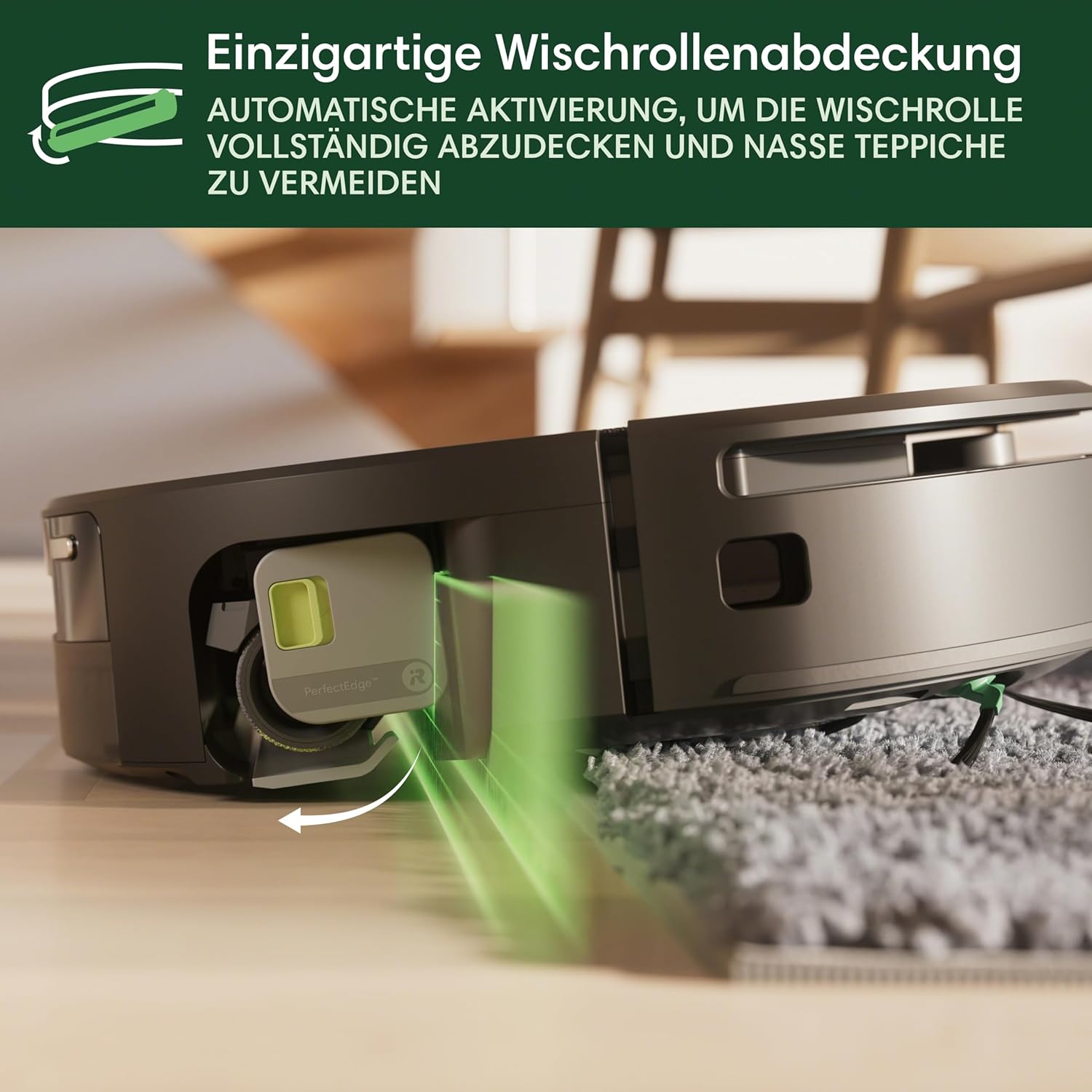 iRobot Roomba Max 705 Combo Saugroboter + AutoWash Dock: ausfahrbare, selbstreinigende Wischrolle, Wischabdeckung, Doppelbürsten, Selbstentleerung, Heißwäsche und Trocknung, umfährt Hindernisse, LiDAR