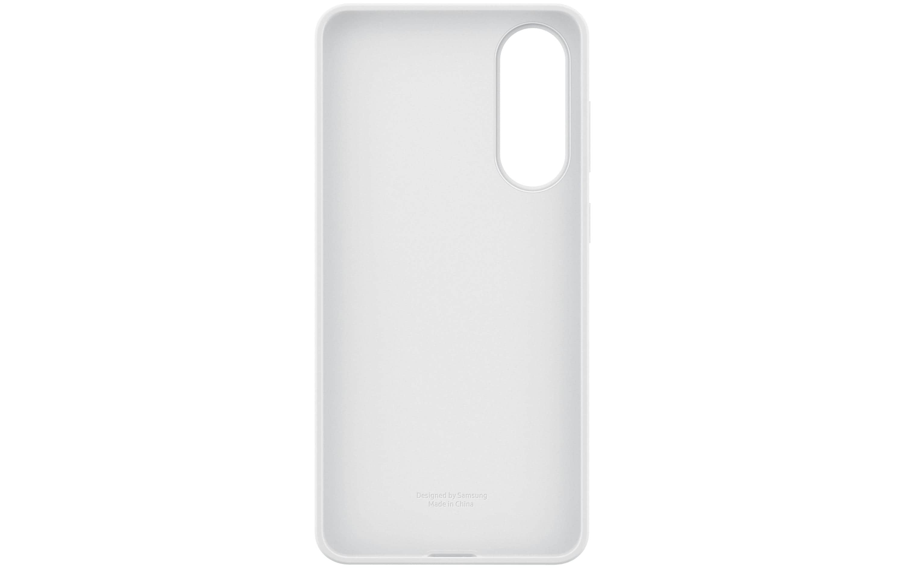 Back Cover Silicone Galaxy S25 Edge GrauModerne Handyhülle aus ultradünnem und griffigem Silikon für das Samsung Galaxy S25 Edge