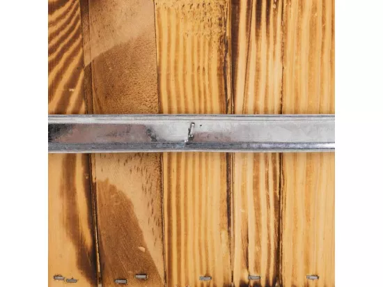 Panier en bois et corde marron 33x23x12h