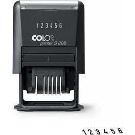 Tampon numéroteur Printer S226, 6 chiffres, noir