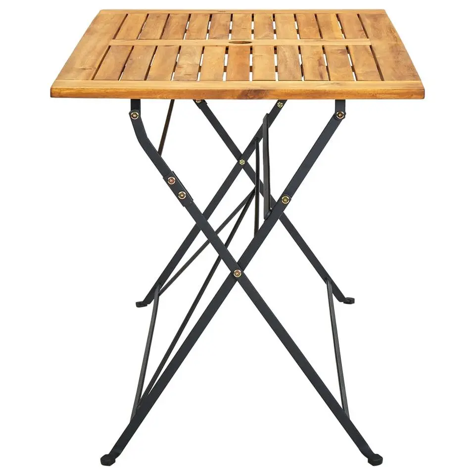 vidaXL - Tuintafel - Bruin - Acaciahout - 120 x 70 x 74 cm