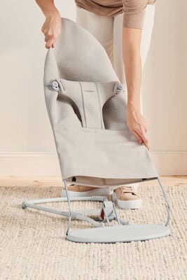 BabyBjörn Bliss Vippestol 3D Jersey, Lysebeige