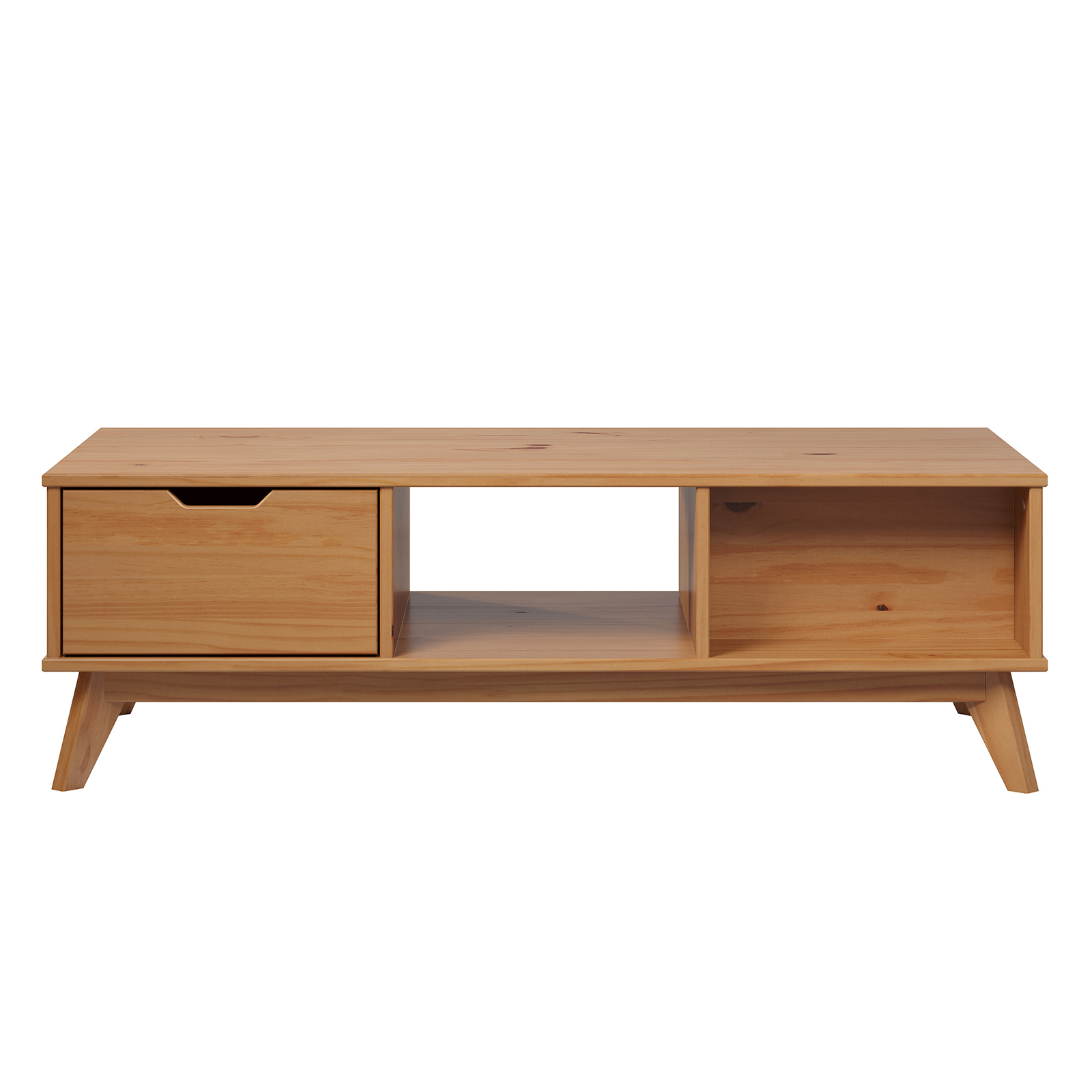 Couchtisch - honigfarben - Kiefer massiv - 120 cm breit