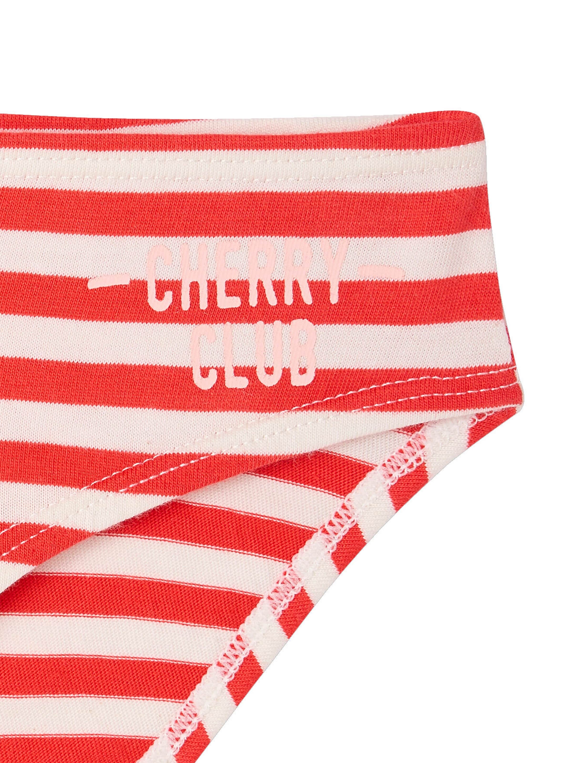 Vertbaudet 7er-Pack Mädchen Slips mit Kirschen wollweiß