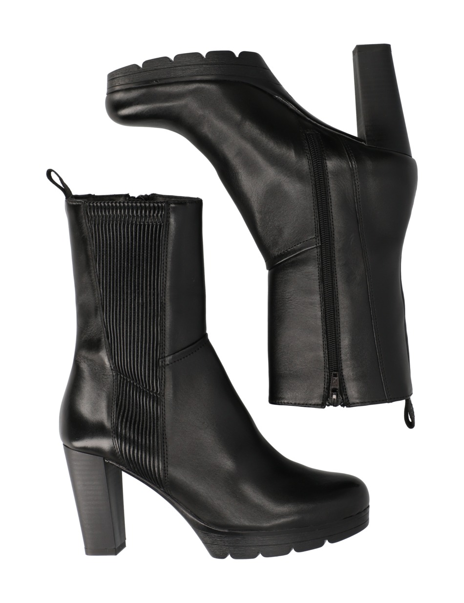 Glattleder Stiefelette