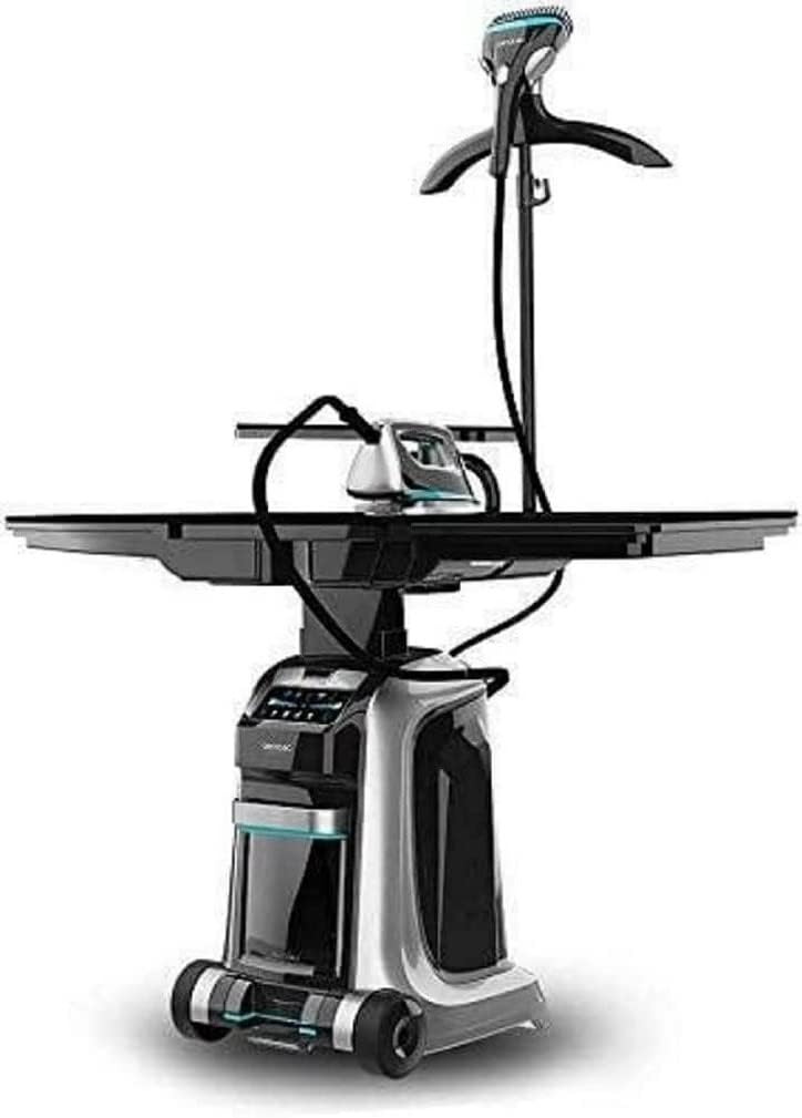 Cecotec Total Iron 10100 Pro Profi Bügelstation . Mit Bügeleisen und Dampfbürste, Absaugen und Aufblähen, 5 Programme für 5 verschiedene Stoffe, 220 g/min und 5 Bar
