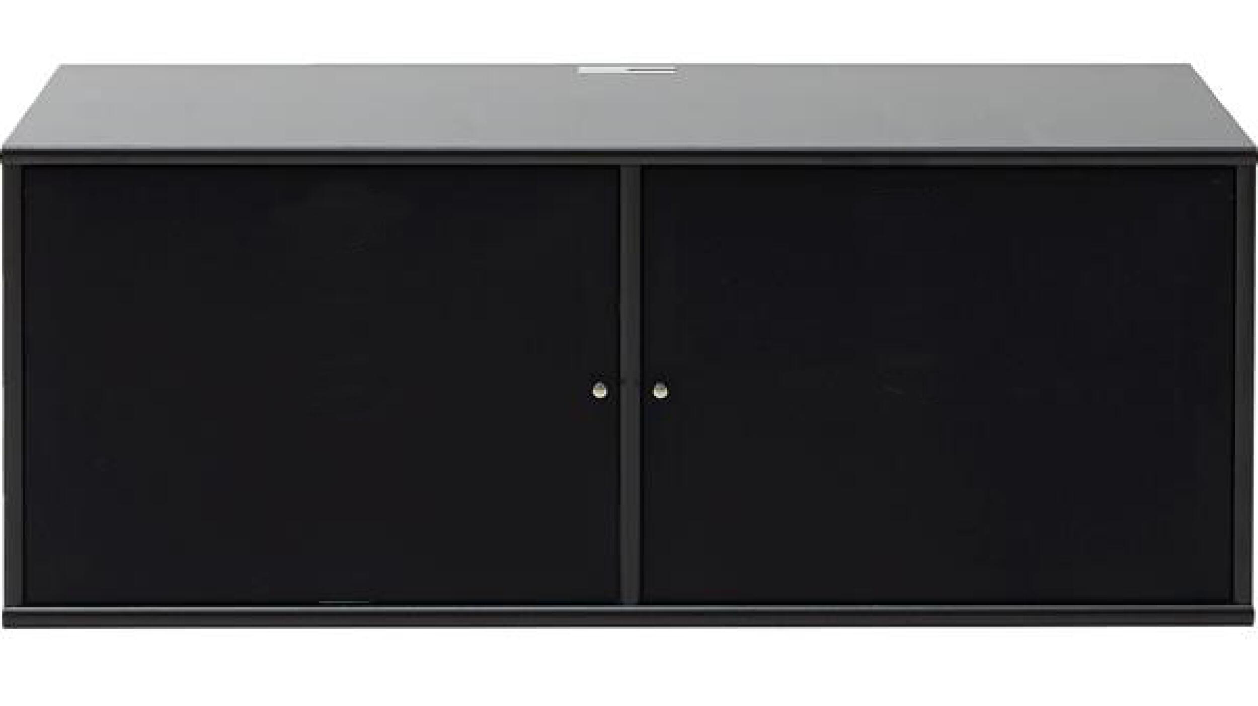 Mistral AV TV-møbel med 2 låger sort
